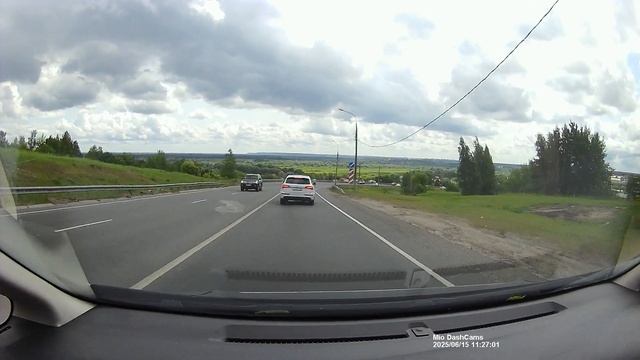Нижний Новгород, выезд на встречку с пересечением сплошной.