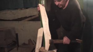 Заготовка на топорище за 10 минут