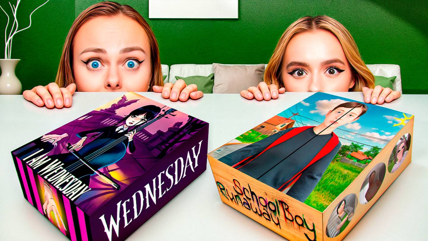 НЕ ОТКРЫВАЙ НАБОРЫ УЭНСДЕЙ в SCHOOLBOY RUNAWAYВ 300 НОЧИ! смотреть онлайн