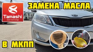 Киа Рио III, замена трансмисионного масла TAMASHI 75W-85 #tamashi #масловкоробку #мкпп #заменамасла