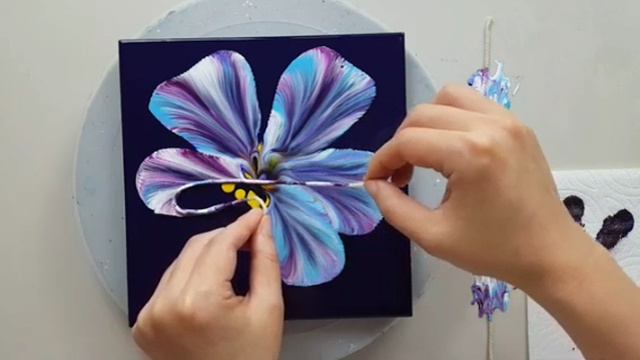 Как создать шикарную картину акрилом смотреть онлайн