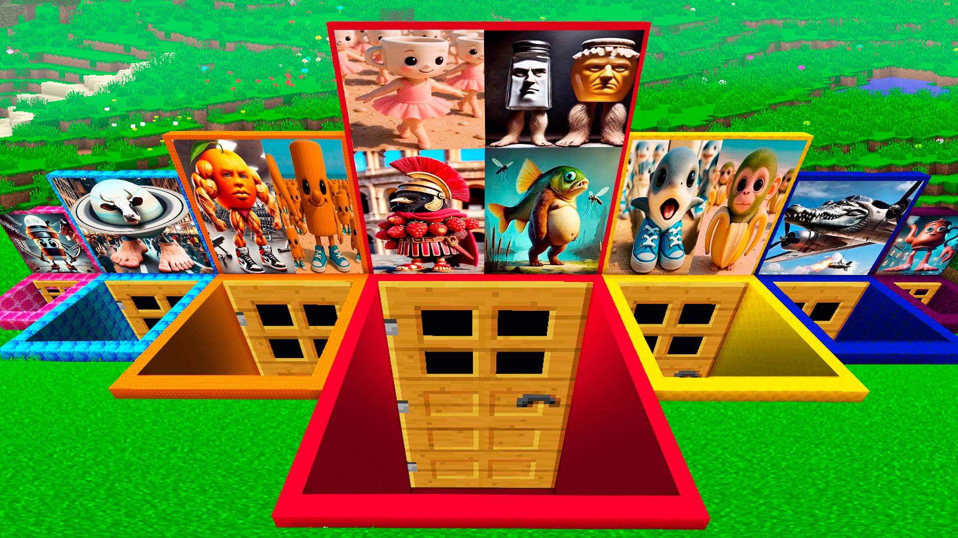 ВЫЖИВАНИЕ В ПОДВАЛЕ БРЕЙНРОТ ЖИВОТНЫХ ЯМА ПОРТАЛ В МАЙНКРАФТ смотреть онлайн