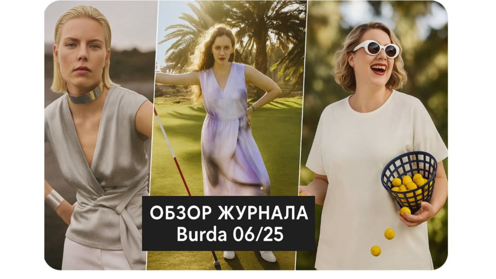 ОБЗОР ЖУРНАЛА BURDA 06_25 смотреть онлайн