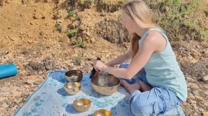 Звуковая ванна #8/2024 ♬ Тибетские поющие чаши | Soundhealing bath #8/2024 ♬ Tibetan singing bowls