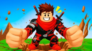 Стал качком и сломал небоскреб от крыши до подвала в Floor Smashing Simulator Роблокс!