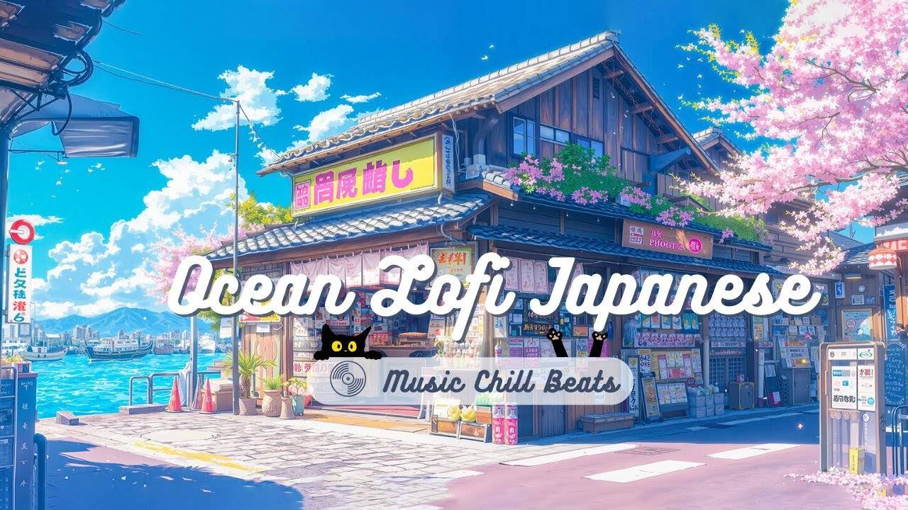 Lofi Sounds of the Sea 🌊 Coastal Chill Beats for Work & Meditation, Peaceful Ocean Lofi смотреть онлайн