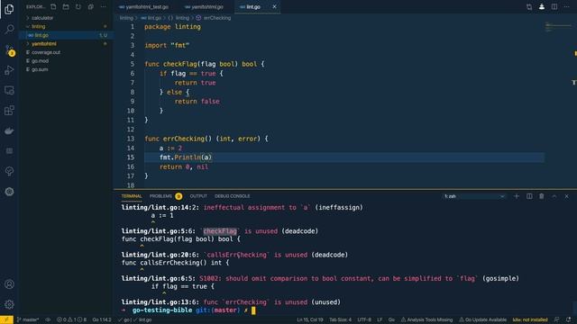 08 - Linting and Formatting Go Code смотреть онлайн