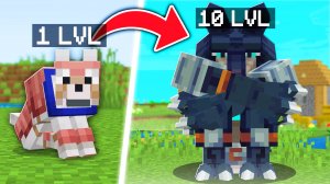 Я прокачал помощника ВОЛКА до ОБОРОТНЯ в Майнкрафт!