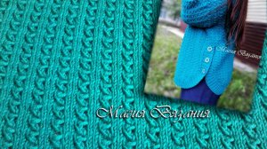 Лёгкий  и красивый узор спицами