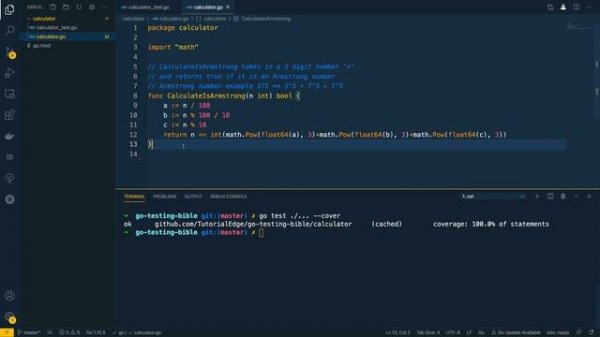 05 - Test Coverage with --cover