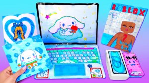 📦 Распаковка боксов Roblox! 💻 Бумажная кукла и гаджеты