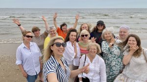 День вязания на публике 2025 на северном море!