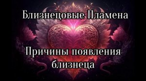 Близнецовые пламена. причины возращения?