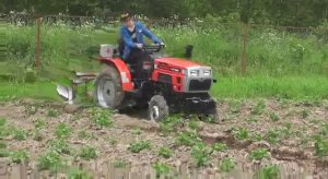 Второе окучивание, Даня на МТ 180.