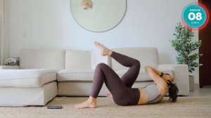 5 min Hourglass Waist Workout _ Deep Core Pilates at Home