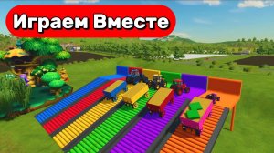 Мультики для детей ! Разноцветные машинки катаются по горкам ! Игрушки мультики для детей