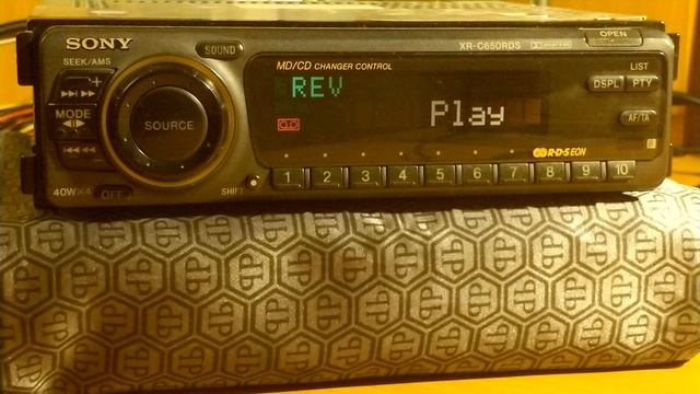 Sony Xr-c650rds & Rm-x40 Remote Controller. Japan Old School Car Audio. Part 1