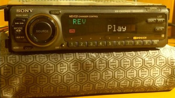 Sony xr-c650rds & rm-x40 remote controller. Japan old school car audio. part 1