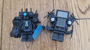 Сборка лего титана камера мен,тиана ТВ