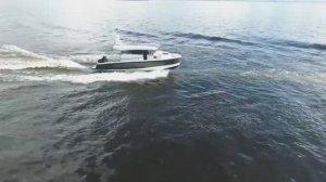 Катер для путешествий и экспедиций Modius 34 | Алюминиевый катер | Тест катера в Финском заливе