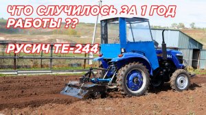 Русич ТЕ-244 после 1 ГОДА СУРОВОЙ ЭКСПЛУАТАЦИИ!!