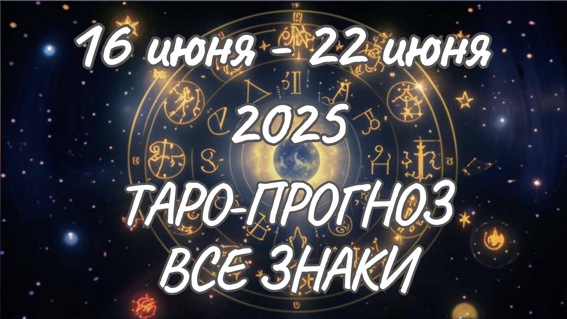 ✨Таро прогноз на 16.06.2025-22.06.2025✨Все знаки зодиака смотреть онлайн