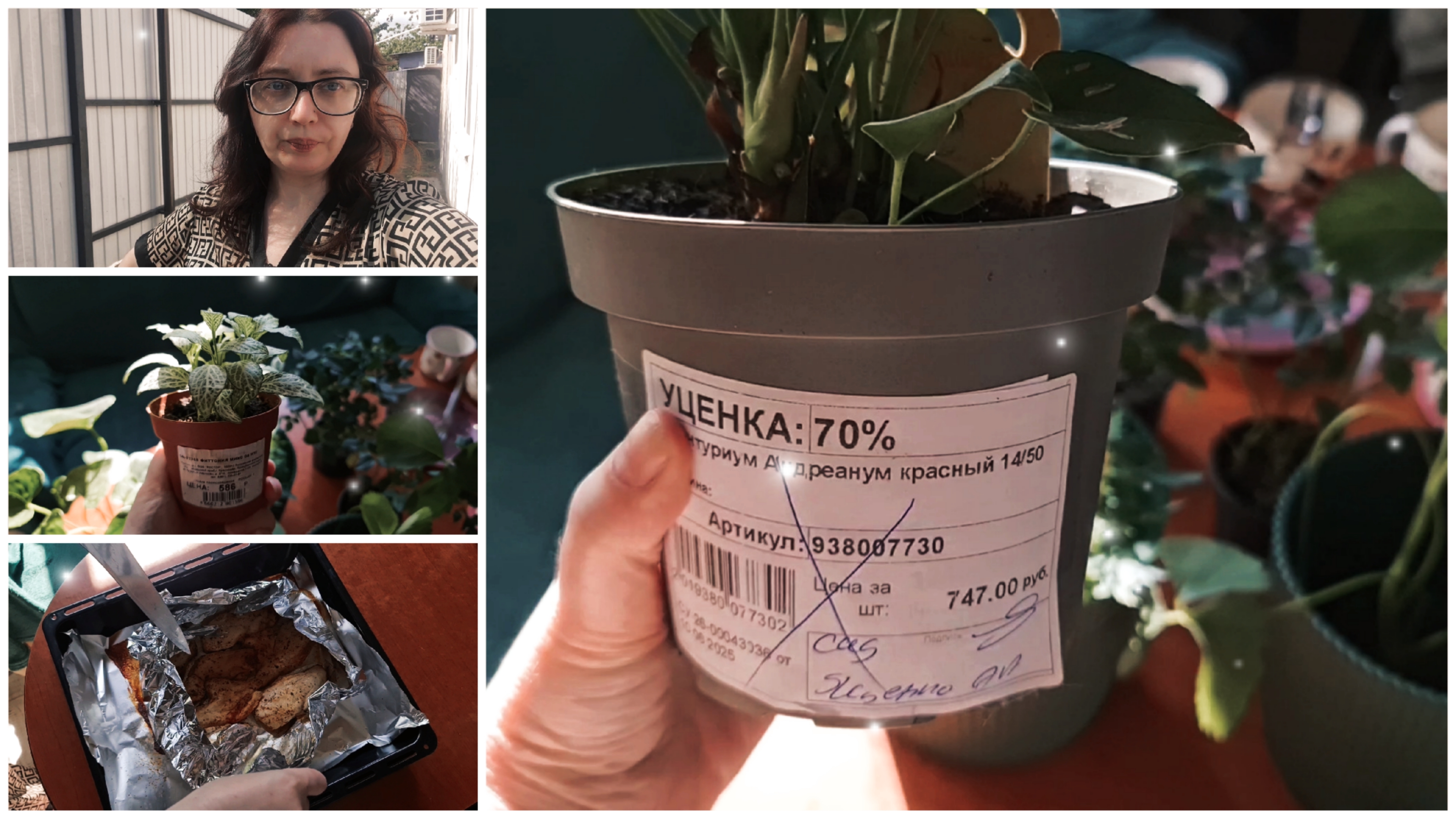 #Влог. Растения по уценке.Не знаю куда садить новые растения.Простой обед на #ДачеХудожницы