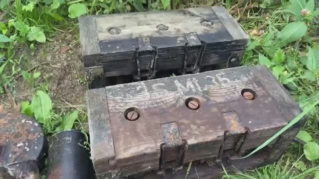 Коп по войне. Сброс амуниции в воронке! смотреть онлайн