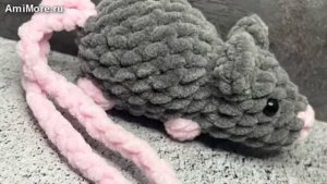 Амигуруми: схема Крыса | Игрушки вязаные крючком
