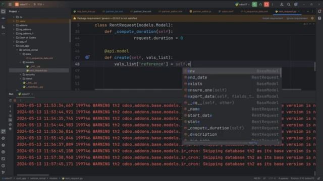 Создание порядкового номера в Odoo 17 смотреть онлайн
