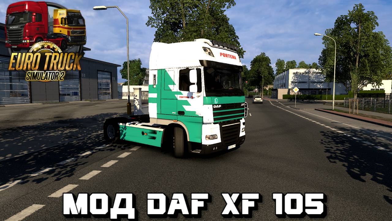 ✅ Euro Truck Simulator 2 (1.54) Обзор мода, Daf 105 ! смотреть онлайн