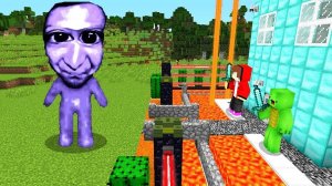 Синий Демон vs Безопасная База - Майнкрафт