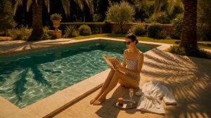 Summer Wealth Ritual Old Money Poolside Elegance Soft Luxury Music