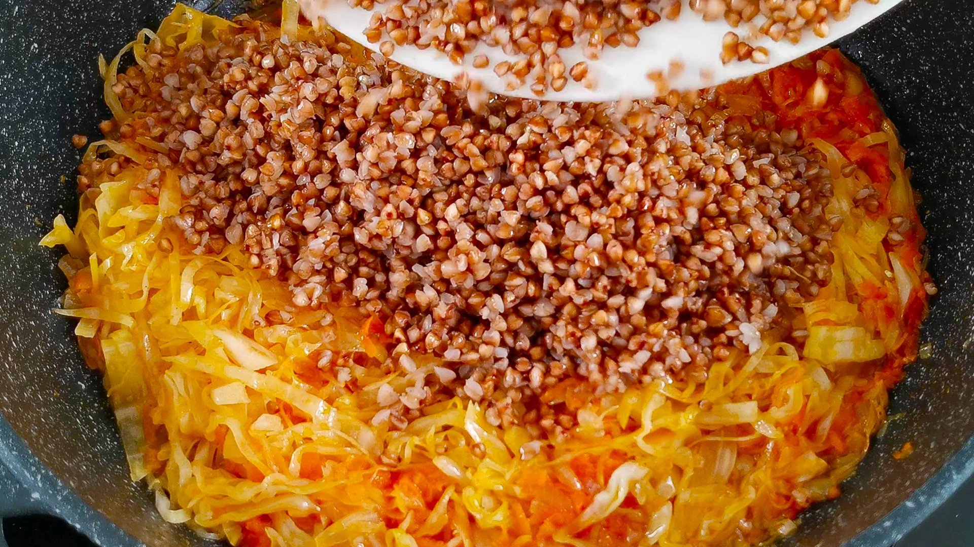 Тушёная гречка с овощами. Необычно и очень вкусно смотреть онлайн