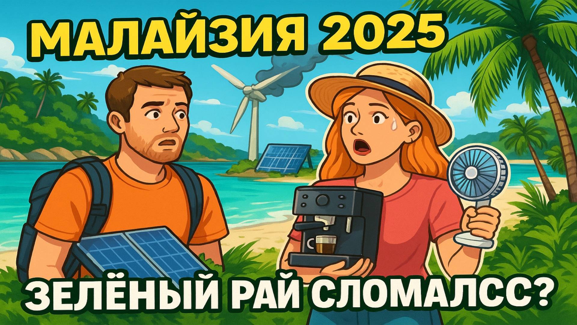 Как умирает зелёная энергетика — прямо на райском острове смотреть онлайн