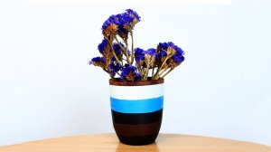 Декор вазы - как раскрасить вазу своими руками