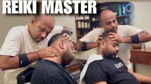 REIKI MASTER Simple Soothing Head Massage With Neck Crack