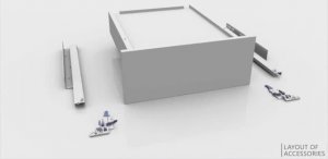 Направляющие скрытого типа UNIHOPPER