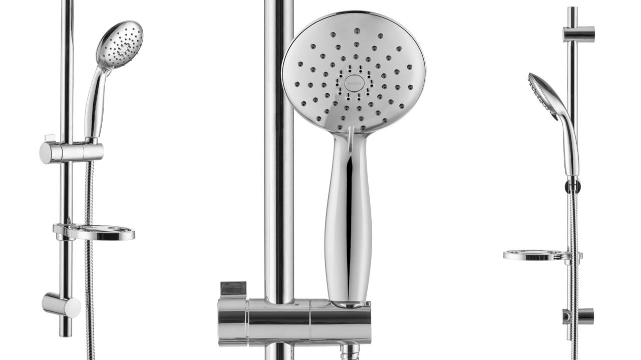 Распаковка душевого комплекта Swedbe Calypso 5081 смотреть онлайн