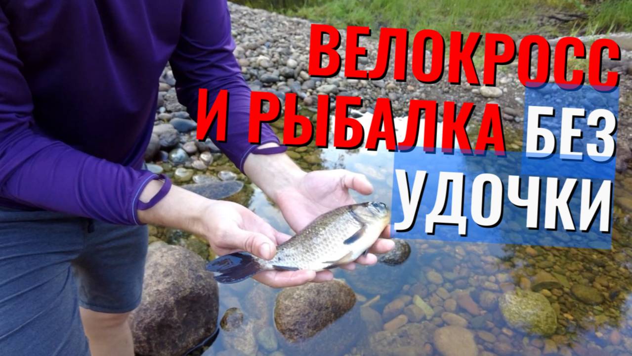 Как поймать рыбу  без удочки после 20 км на велосипеде?🚴♂️🐟 смотреть онлайн