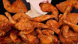 ASMR жареная курочка