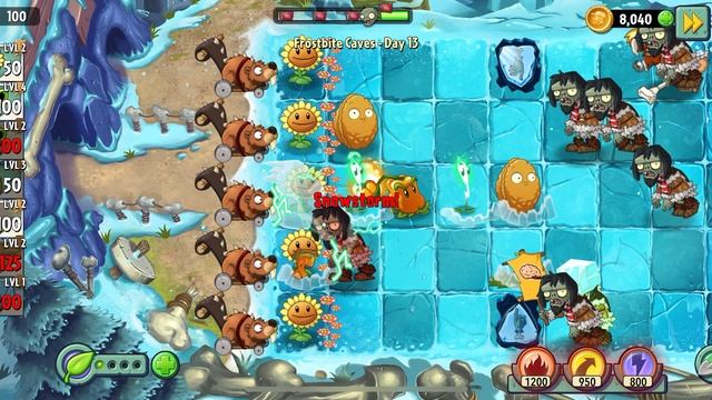 Растения против зомби, ледниковый период смотреть онлайн