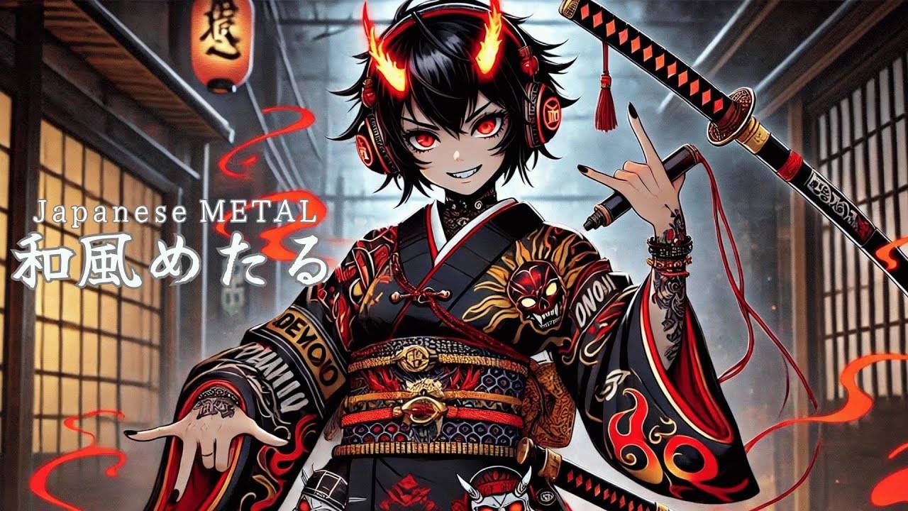 Japanese Shamisen METAL – Ignite Your Inner Storm【和風BGM】 смотреть онлайн