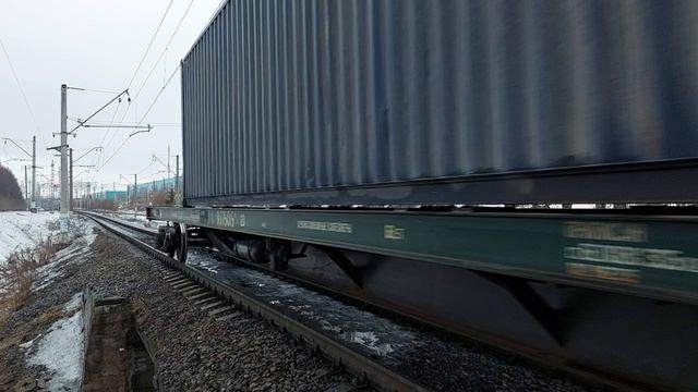 Зимняя тайна Обухово: грузовой поезд и его загадочный хвост! смотреть онлайн