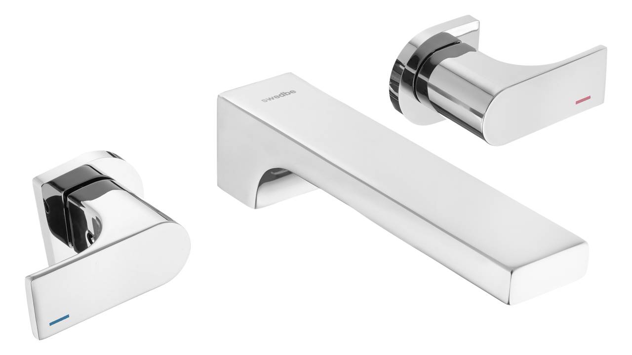 Распаковка встраиваемого смесителя для раковины Swedbe Platta 5503 смотреть онлайн