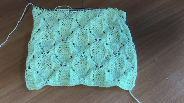 Универсальный узор спицами для ваших изделий смотреть онлайн