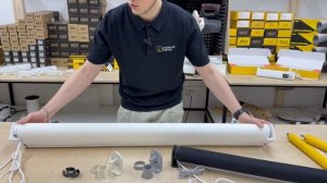 Как устроена рулонная штора с электроприводом? Подробный обзор по комплектующим. Управляй-светом.рф