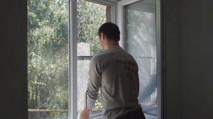 Монтаж вставной москитной сетки VSN