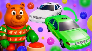 Шарики🎈Формы 🟤🟪 Цвета 🌸🚙Машины- Помощники🚗Мультики для малышей