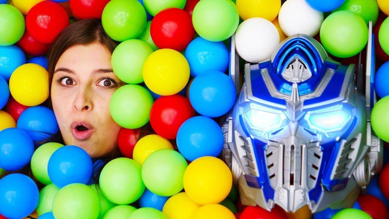 Трансформеры Прайм и Маша Тойклаб во власти Десептиконов! Видео игры битвы для детей смотреть онлайн